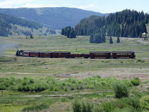GDMBR: Cumbres-Toltec Scenic Railroad Train Pictures Taken Later.